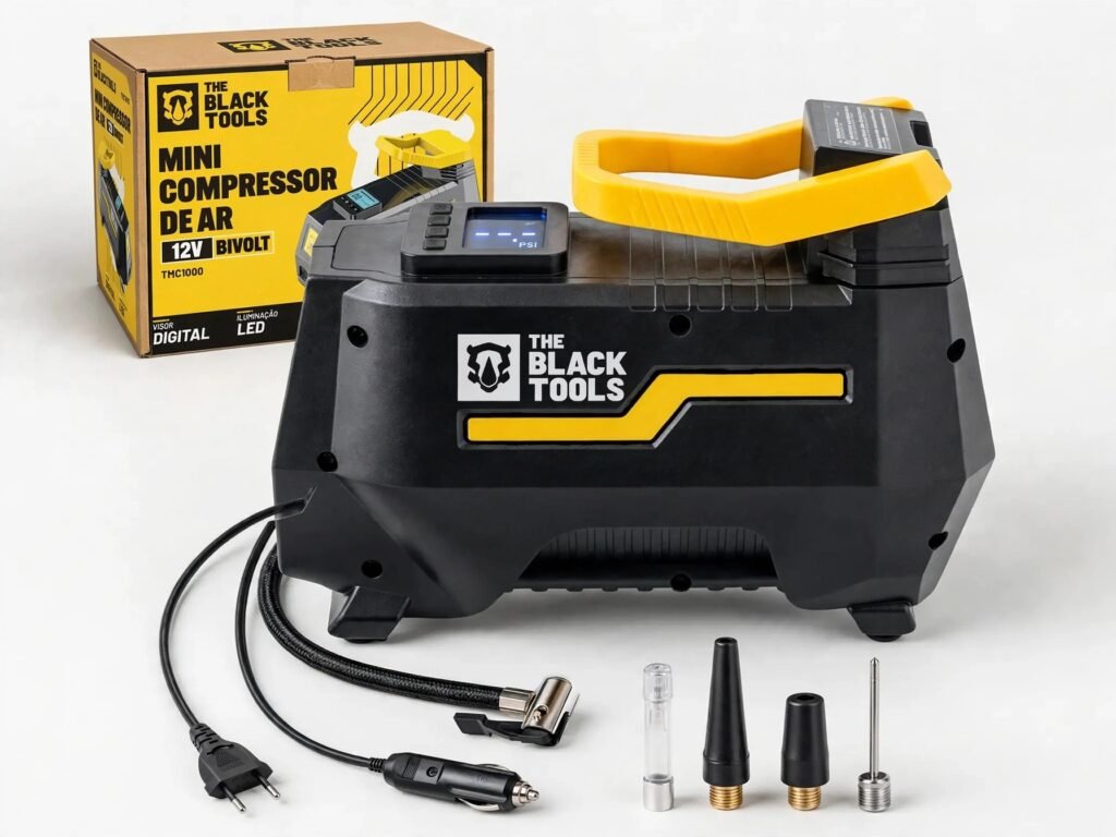 compressor de ar portátil Black Tools TMC1000 2026